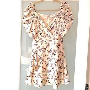 New Harper NY Floral Ballon Sleeves Dress